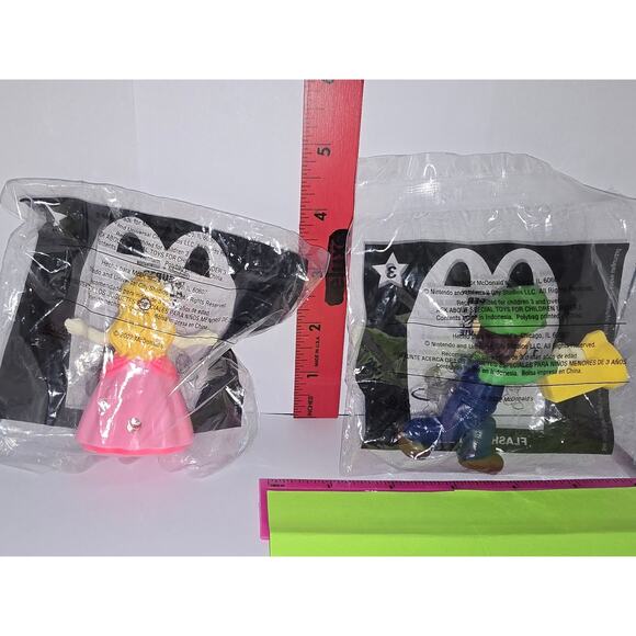 NIP Super Mario Bros Movie 2022 McDonald’s Happy Meal Toys – Set of 2 - Picture 5 of 7